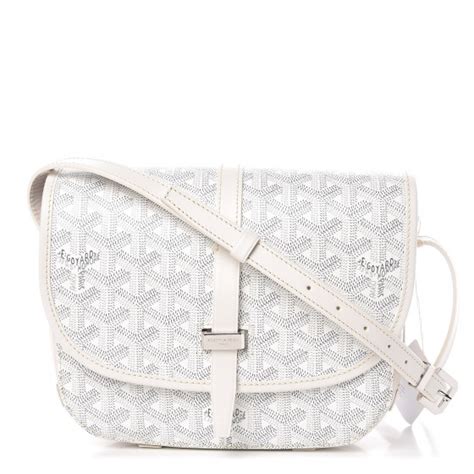 goyard messenger bag white|goyard bag price list.